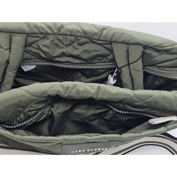 Marc Jacobs Quilted Nylon Small Weekender Travel Bag Dark Green New JL02… - Picture 7 of 15